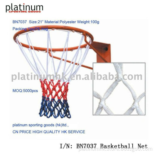 Basketball Net(Polyester 12 hooks, 8 section)